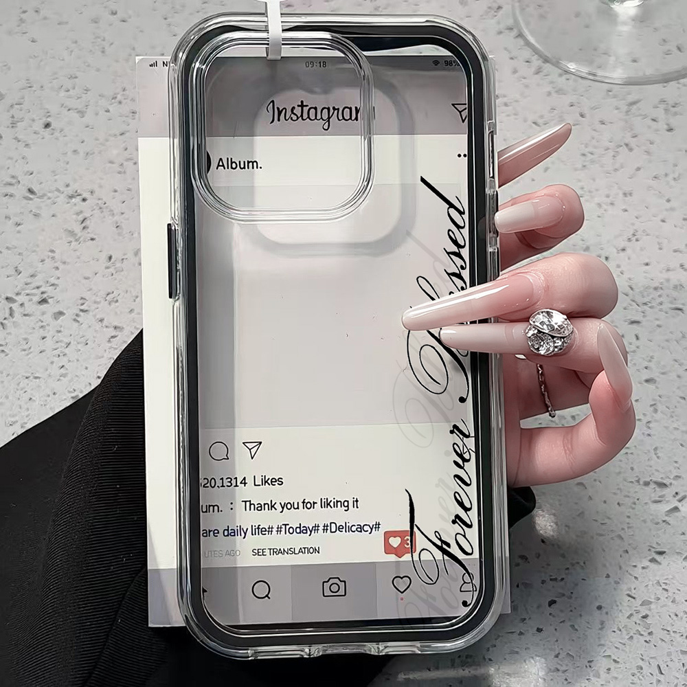 Xo Phone Accessories - Forever Blessed Simple Clear Phone Case