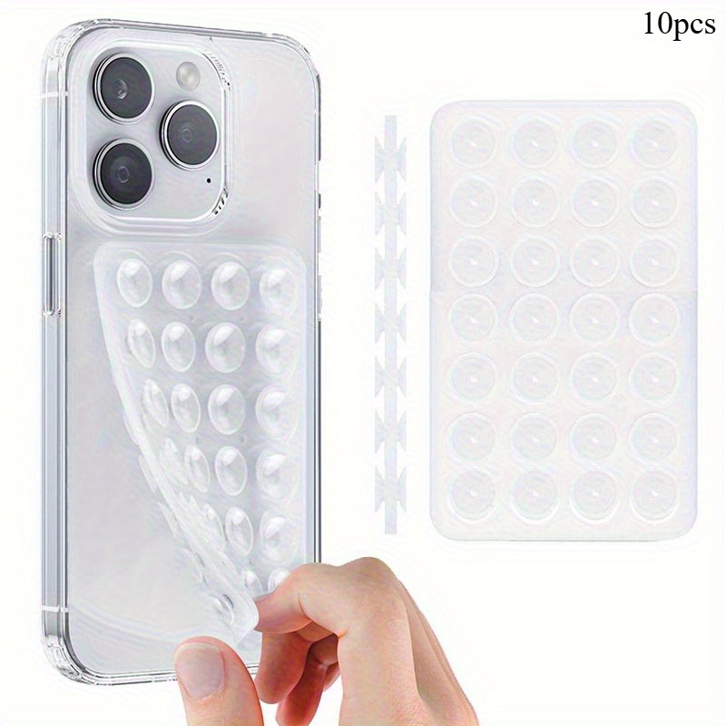 Phone Accessories Are - 10Pcs Double-Sided Silicone Suction Phone Holder