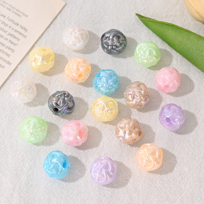 10Pcs Acrylic Yarn Ball Beads, - Phone Accessories Beads recension och pris