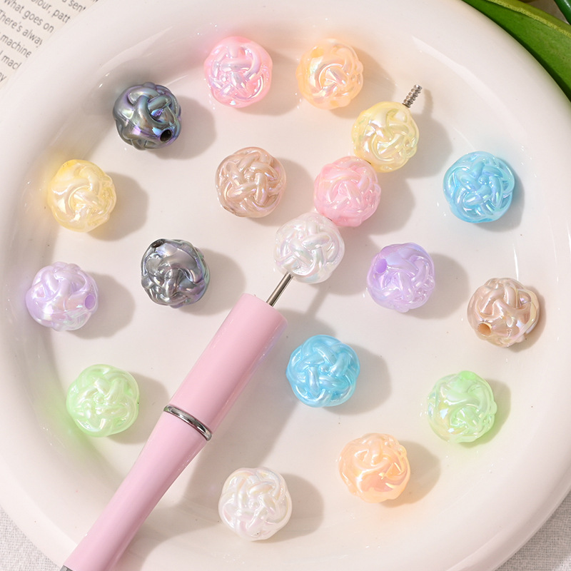 10Pcs Acrylic Yarn Ball Beads, - Phone Accessories Beads recension och pris