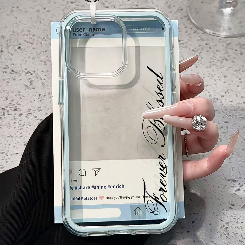 Forever Blessed Simple Clear P - Xo Phone Accessories recension och pris