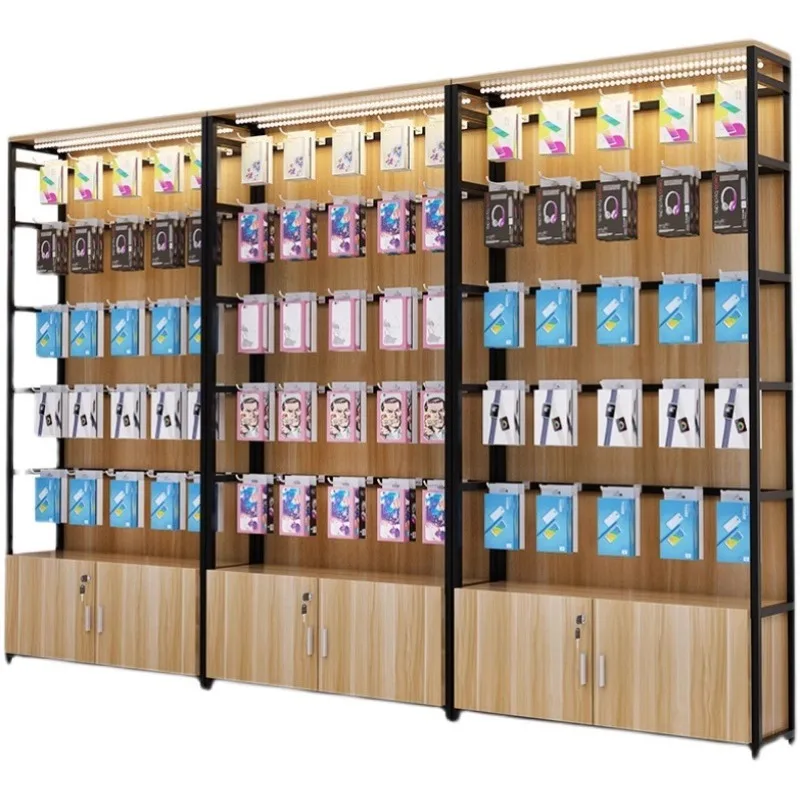 Supermarket Shelf Display Cabi - Phone Accessories Rack Display recension och pris