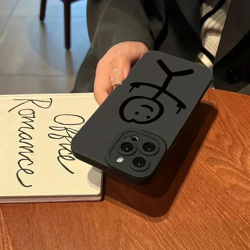 Cute Cartoon Matchman Matte Si - Xo Phone Accessories recension och pris