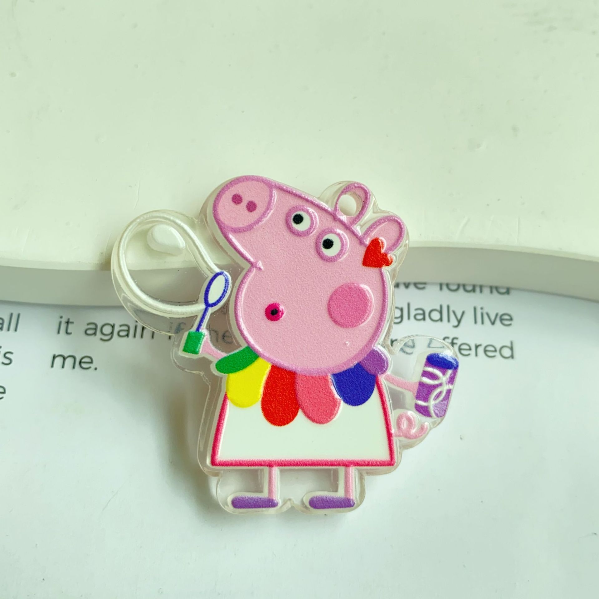 Hanging hole bright oil emboss - Phone Accessories Keychain recension och pris