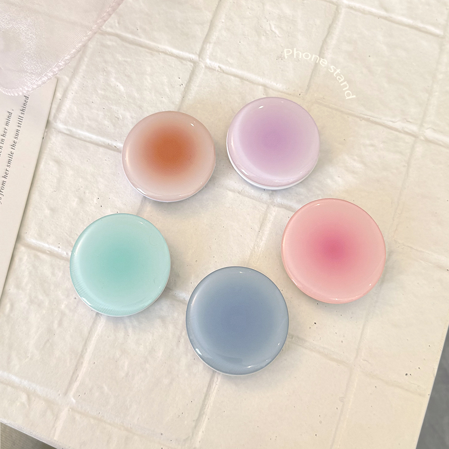 Ins Style Gradient Phone Grip  - Phone Accessories Stand recension och pris