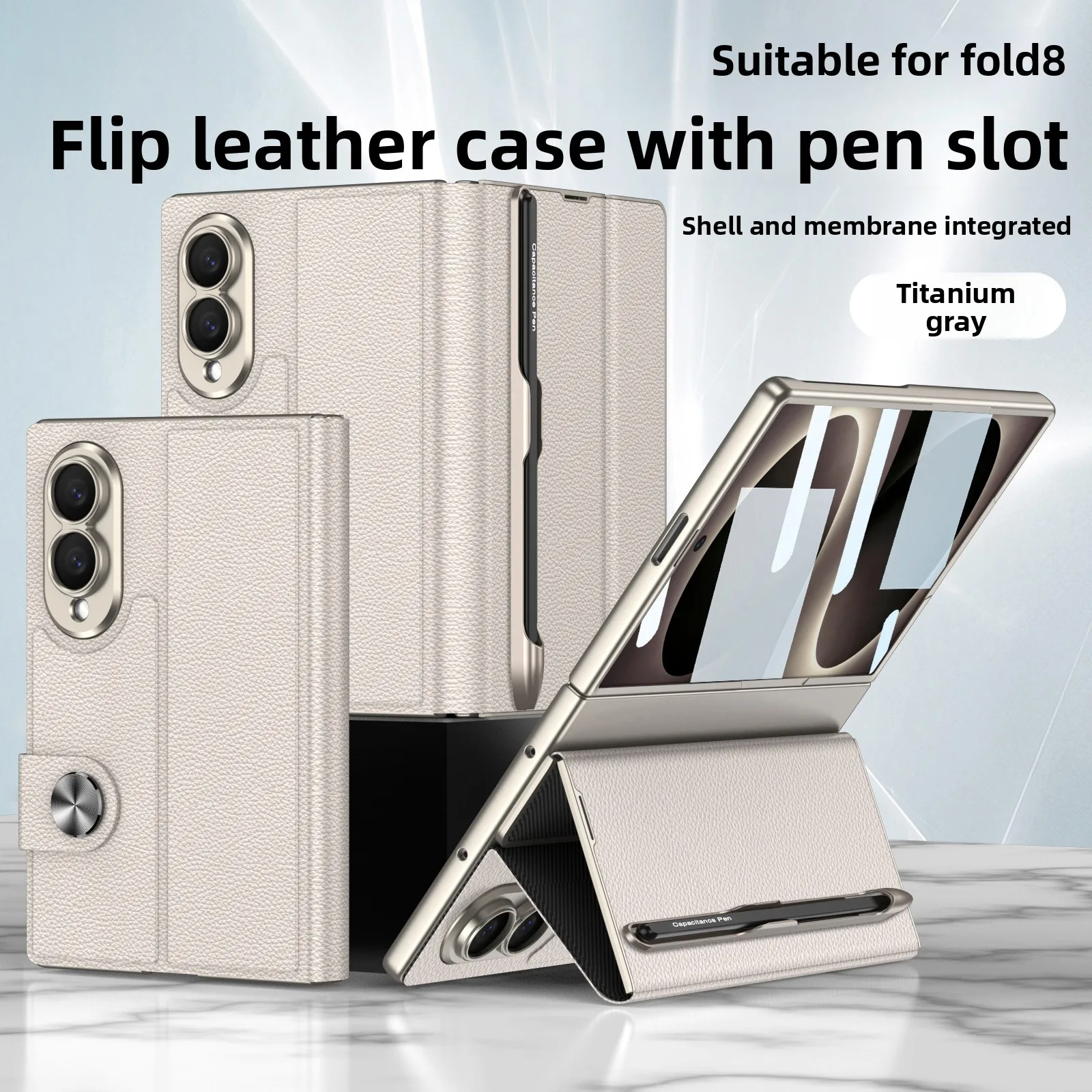 Luxury Business Flip Pen Slot  - Tempered Glass Screen recension och pris