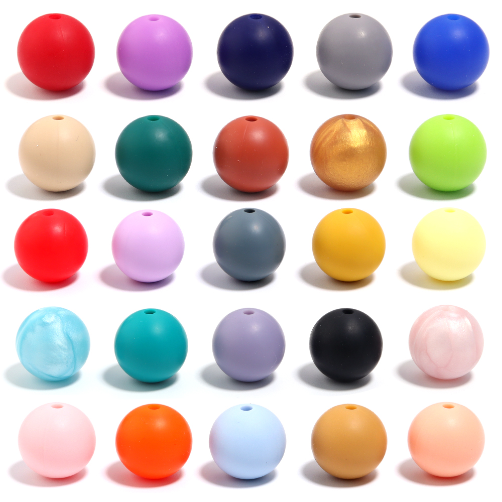 20pcs Silicone Round Bead 12/1 - Phone Accessories Beads recension och pris