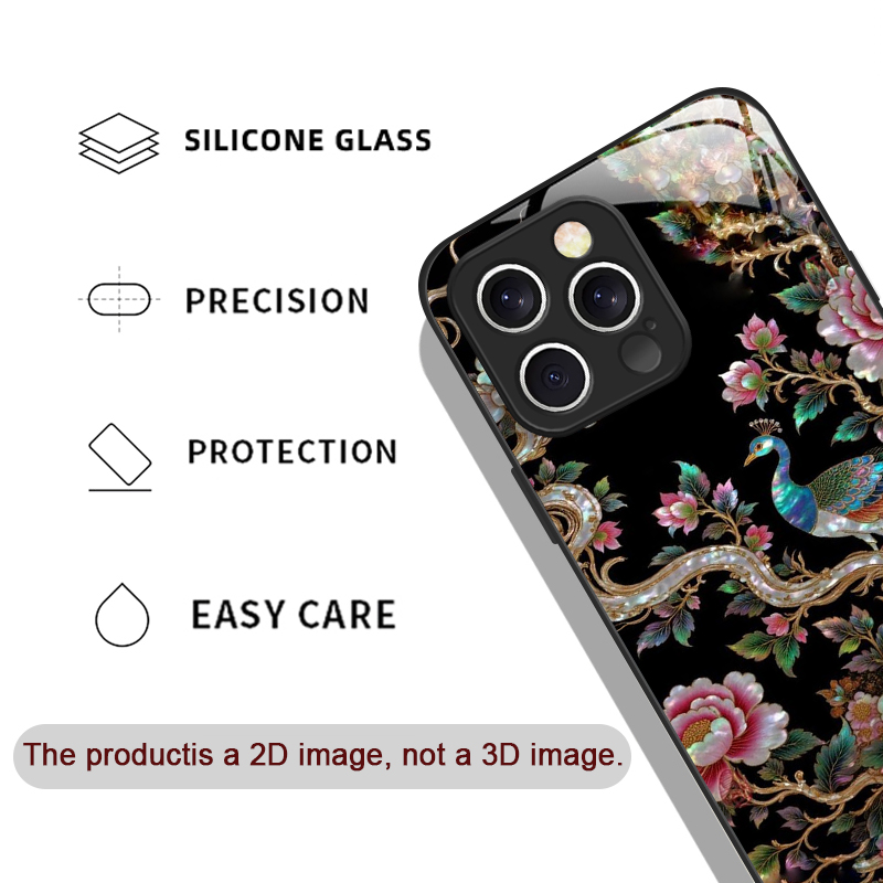 Stylish Horses Marble Texture  - Tempered Glass Screen recension och pris