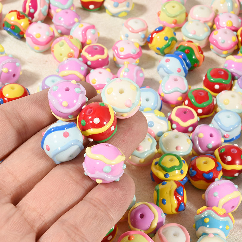 3/5Pcs Mixed Y2K Colorful Dot  - Phone Accessories Beads recension och pris