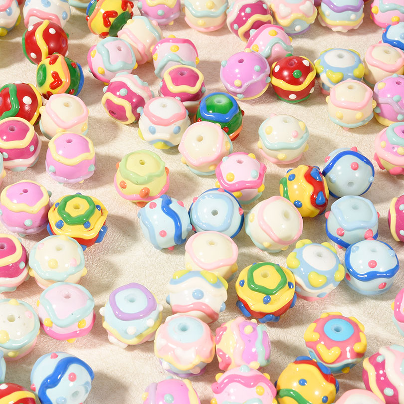 3/5Pcs Mixed Y2K Colorful Dot  - Phone Accessories Beads recension och pris