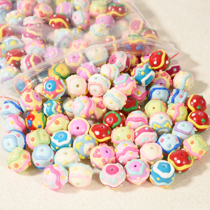 3/5Pcs Mixed Y2K Colorful Dot  - Phone Accessories Beads recension och pris