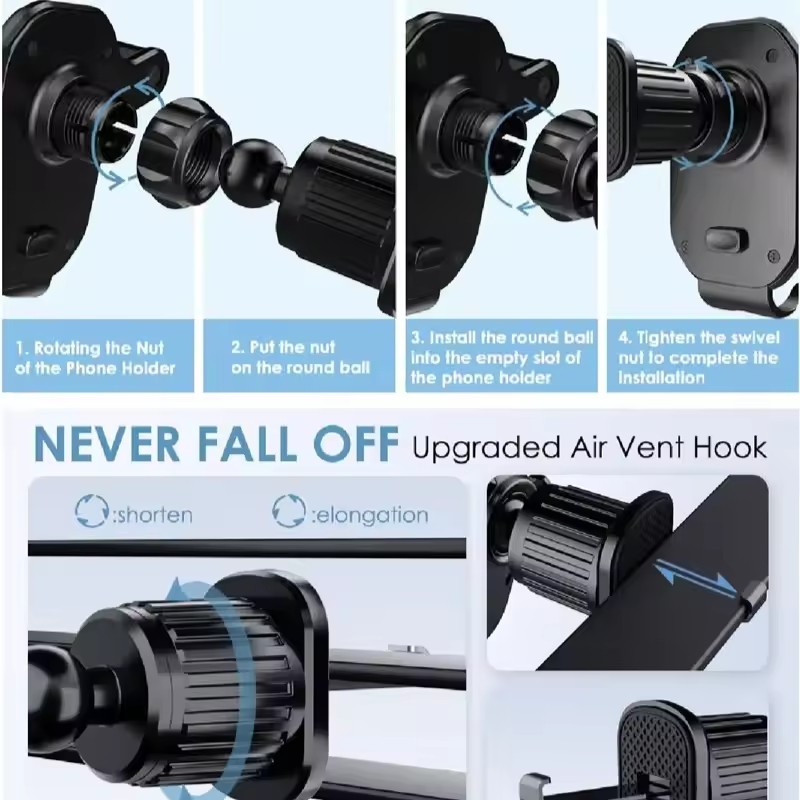 Universal Car Hook Base Phone  - Phone Accessories Are recension och pris