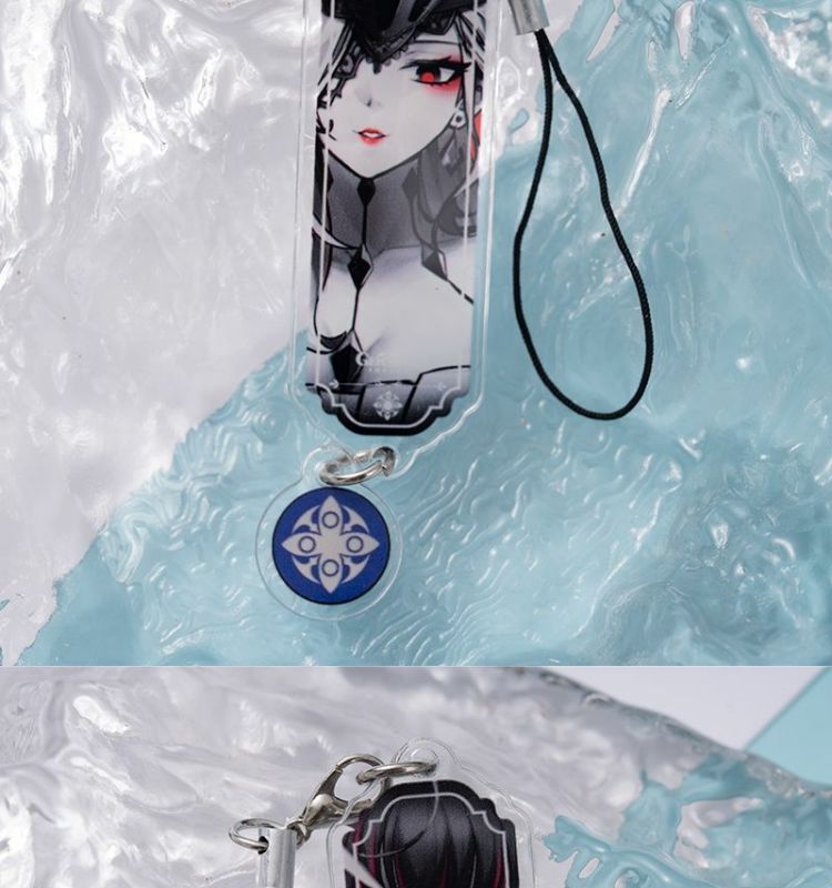 8pcs Anime Keychain Genshin Im - Phone Accessories Keychain recension och pris