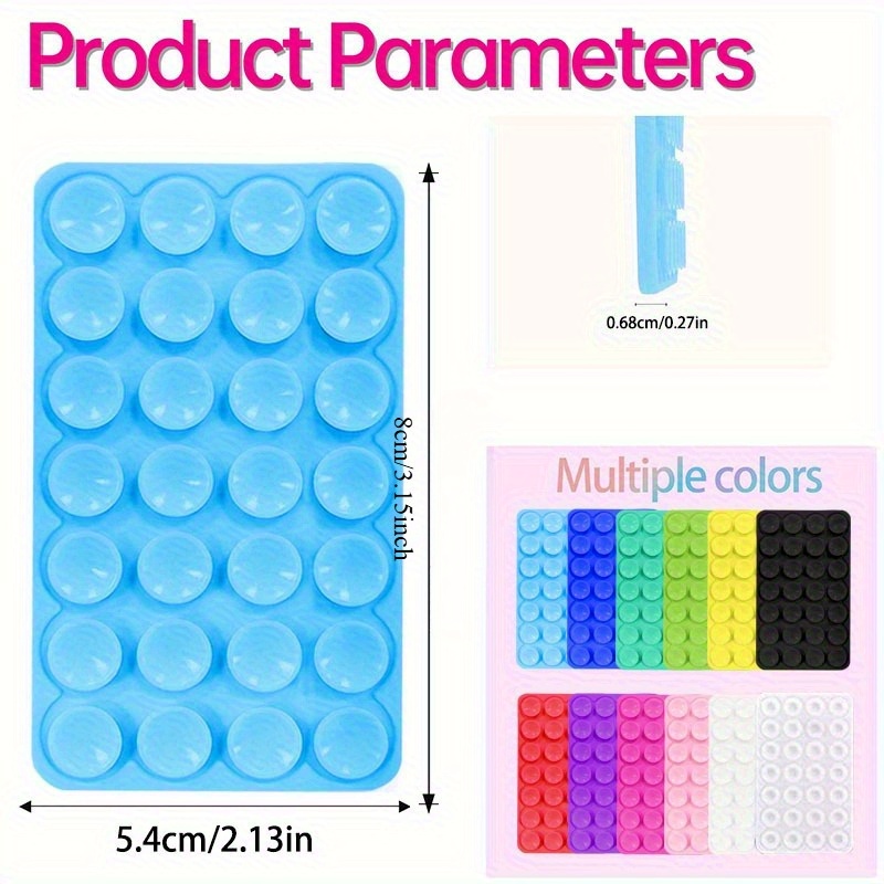 10Pcs Double-Sided Silicone Su - Phone Accessories Are recension och pris