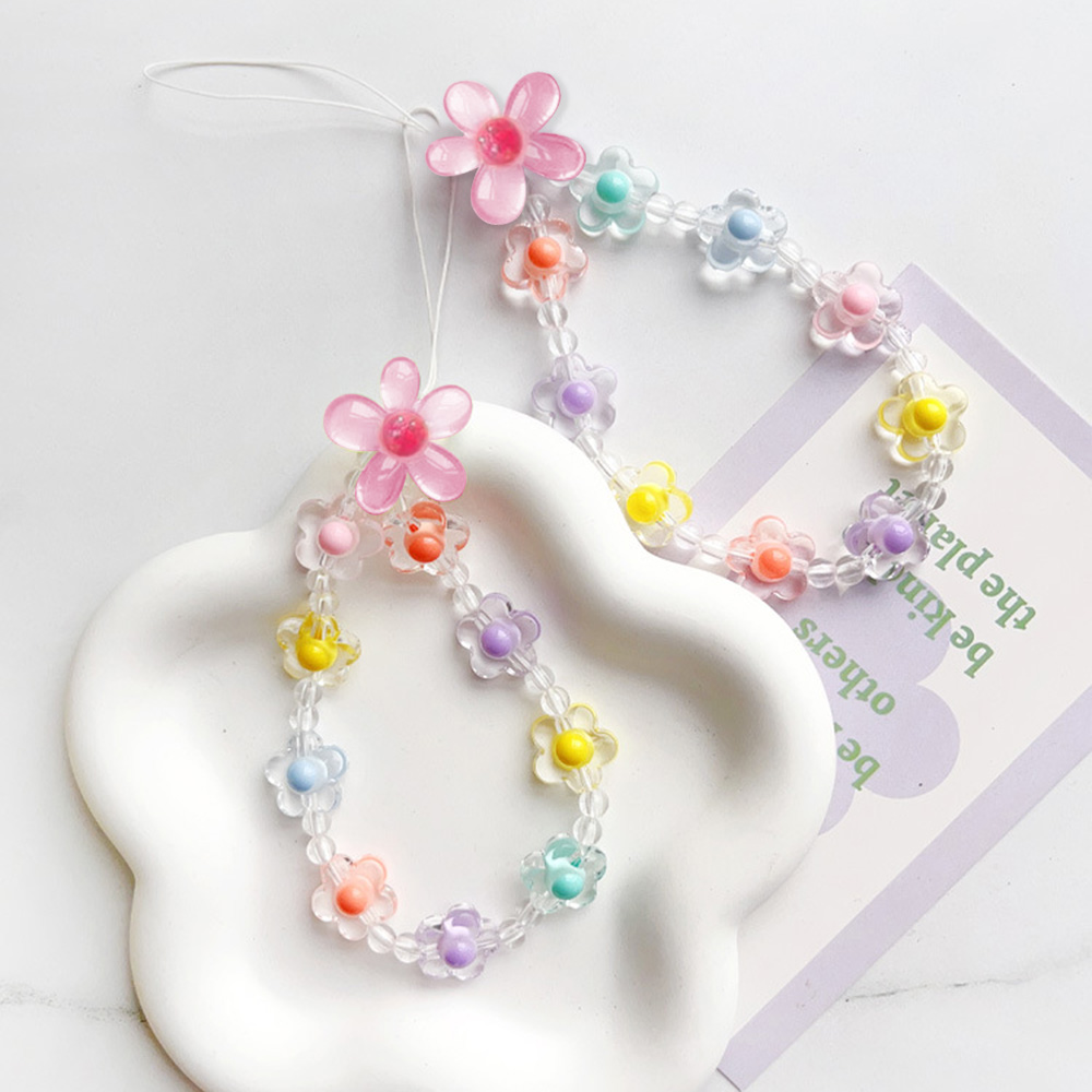 Colorful Sun Flower Beads Mobi - Phone Accessories Keychain recension och pris