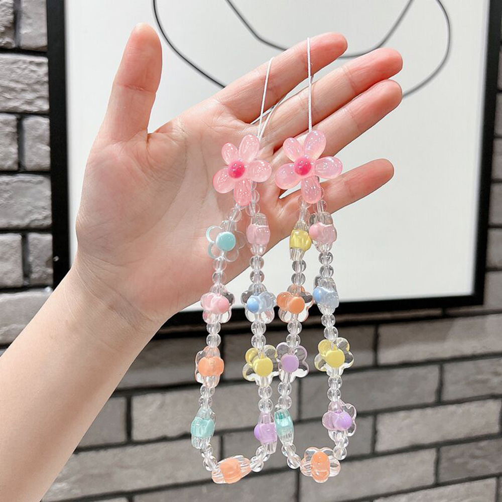 Colorful Sun Flower Beads Mobi - Phone Accessories Keychain recension och pris