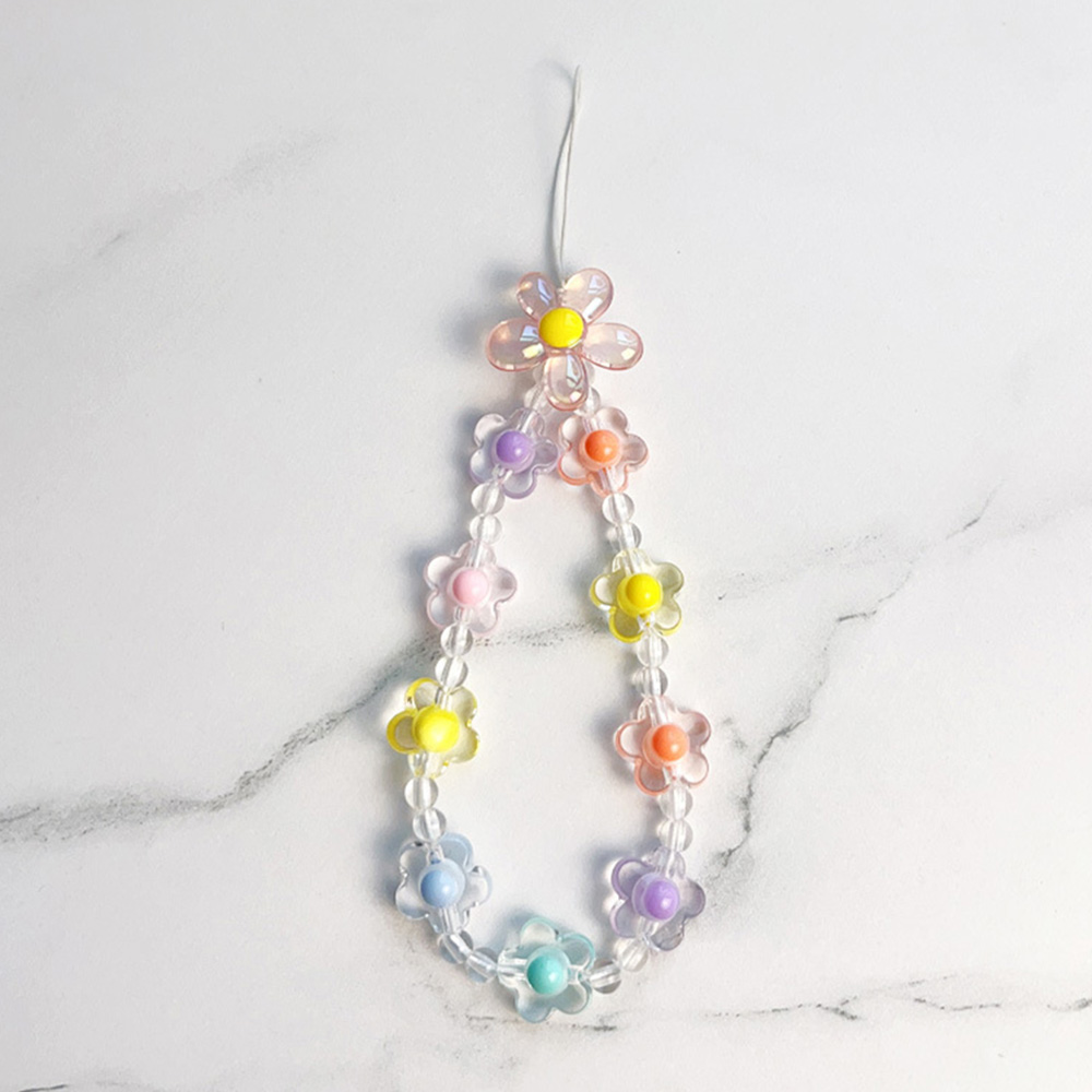 Colorful Sun Flower Beads Mobi - Phone Accessories Keychain recension och pris