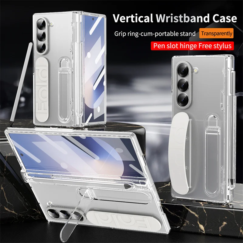 Luxury Wrist Band Holder Hinge - Tempered Glass Screen recension och pris