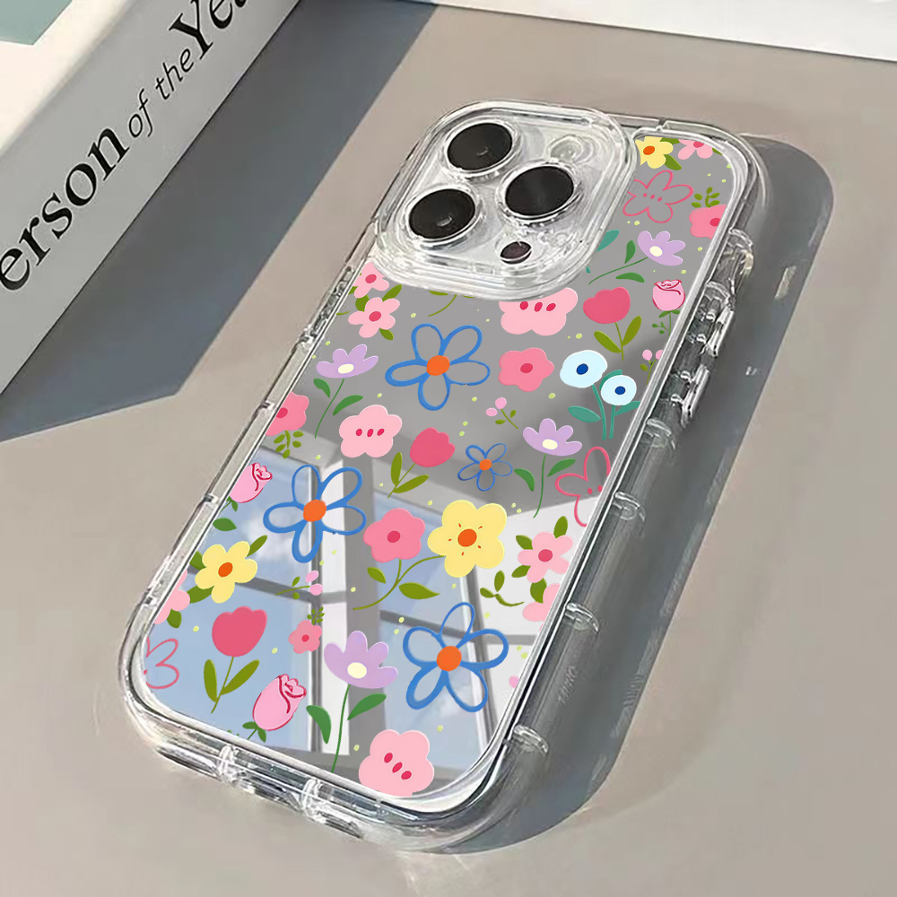 Korean Ins Style Floral Silver - Xo Phone Accessories recension och pris