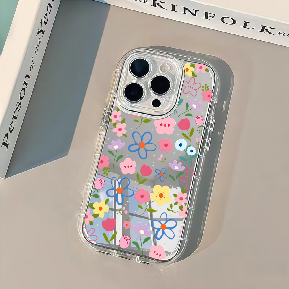Korean Ins Style Floral Silver - Xo Phone Accessories recension och pris