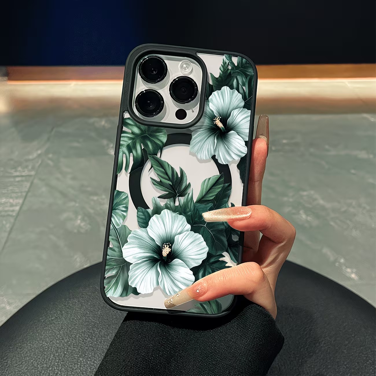 Green Floral Print Phone Case  - Xo Phone Accessories recension och pris