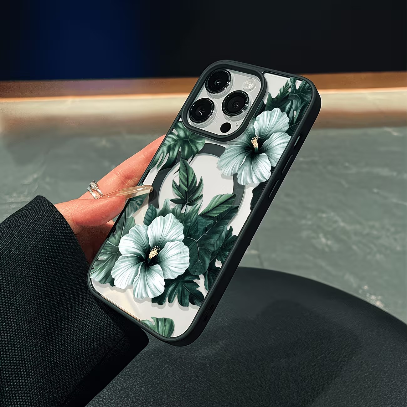 Green Floral Print Phone Case  - Xo Phone Accessories recension och pris