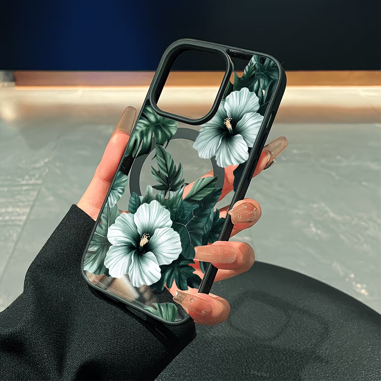 Green Floral Print Phone Case  - Xo Phone Accessories recension och pris